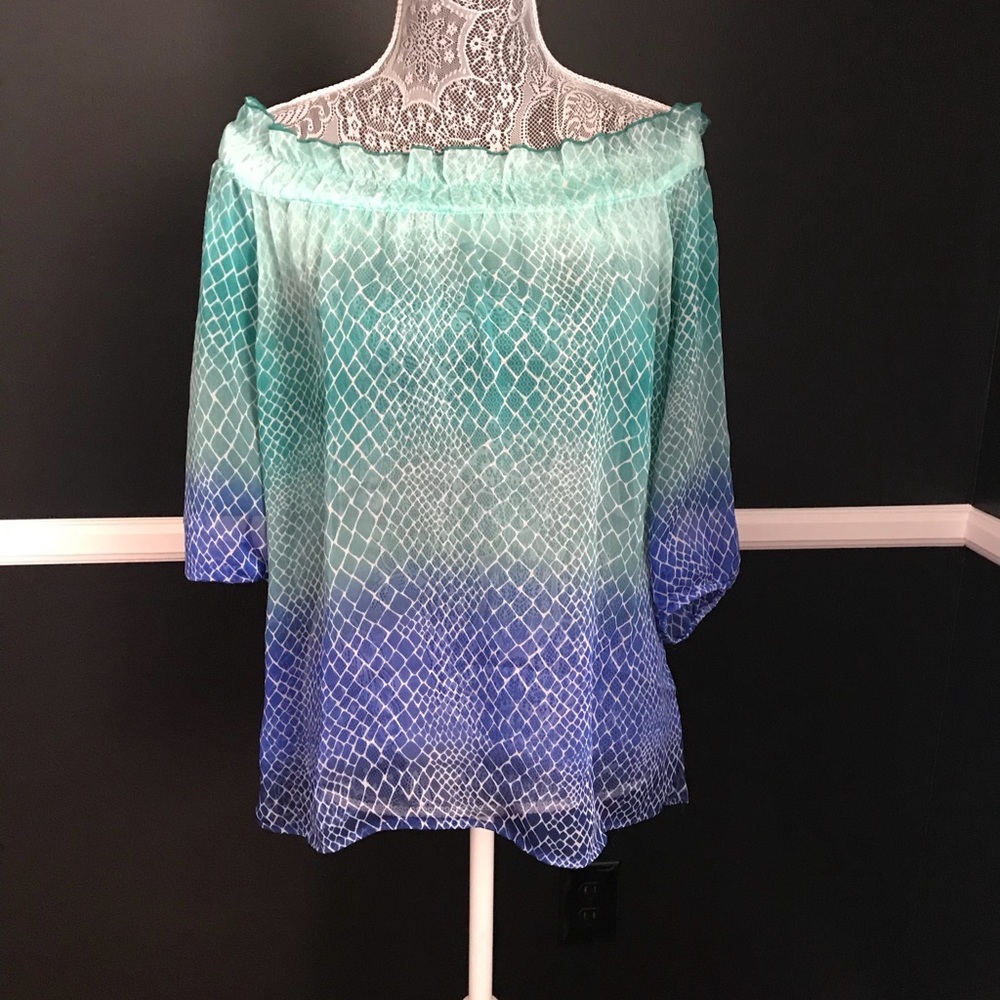 The Limited multicolored sheer top